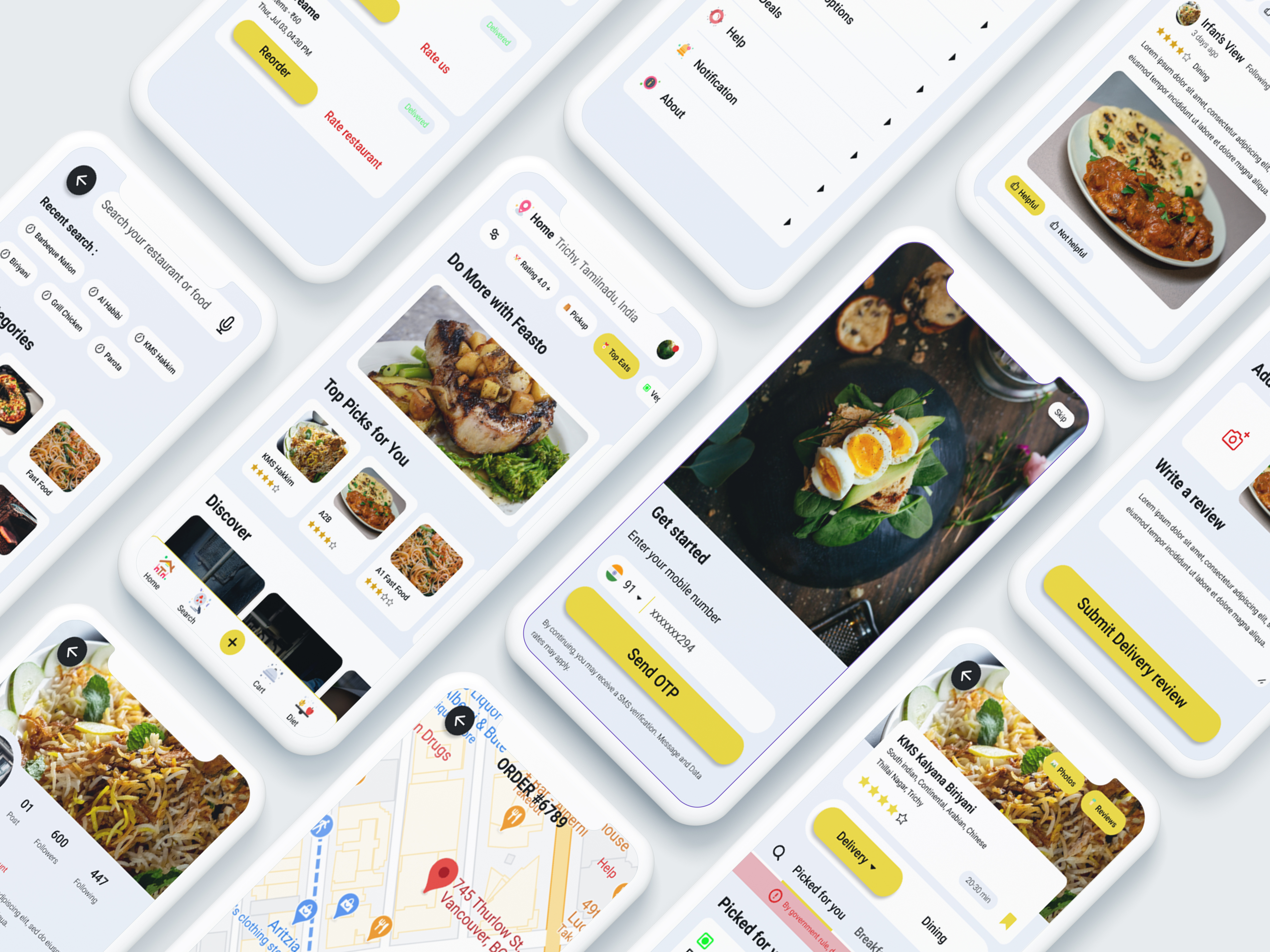 food ordering app design